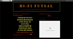 Desktop Screenshot of hififutsal.blogspot.com