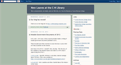 Desktop Screenshot of cnlibrary.blogspot.com