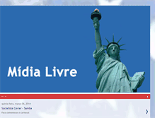 Tablet Screenshot of midia-livre.blogspot.com