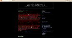 Desktop Screenshot of luxurymarketing.blogspot.com