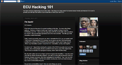 Desktop Screenshot of ecuhacking101.blogspot.com