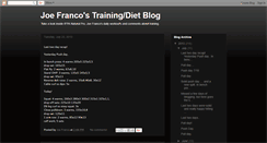 Desktop Screenshot of joefranco-fitfranco.blogspot.com