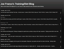 Tablet Screenshot of joefranco-fitfranco.blogspot.com