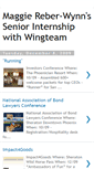Mobile Screenshot of maggiewingteam.blogspot.com