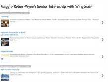 Tablet Screenshot of maggiewingteam.blogspot.com