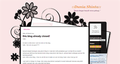 Desktop Screenshot of dunia-shinta.blogspot.com