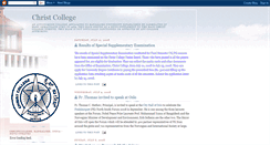 Desktop Screenshot of christcollegeb.blogspot.com