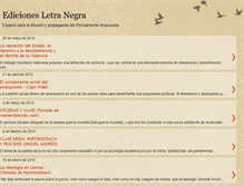 Tablet Screenshot of edicionesletranegra.blogspot.com