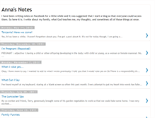 Tablet Screenshot of notesbyanna.blogspot.com