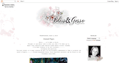 Desktop Screenshot of blissandgesso.blogspot.com