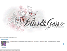 Tablet Screenshot of blissandgesso.blogspot.com