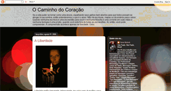 Desktop Screenshot of ocaminhodocoracao.blogspot.com