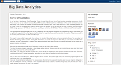 Desktop Screenshot of bigdataanalytics.blogspot.com