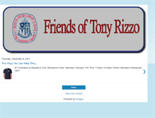 Tablet Screenshot of friendsoftonyrizzo.blogspot.com