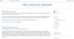 Desktop Screenshot of cavesofinwood.blogspot.com