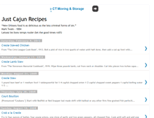 Tablet Screenshot of justcajunrecipes.blogspot.com