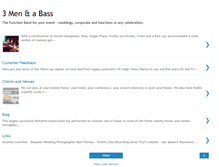 Tablet Screenshot of 3menandabass.blogspot.com