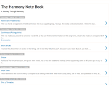 Tablet Screenshot of harmonynotebook.blogspot.com