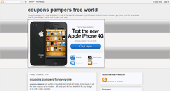 Desktop Screenshot of coupons-pampers.blogspot.com