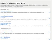 Tablet Screenshot of coupons-pampers.blogspot.com