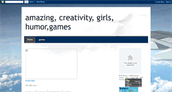 Desktop Screenshot of amazingcreativitygirlshumor.blogspot.com