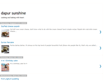 Tablet Screenshot of dapursunshine.blogspot.com