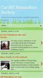 Mobile Screenshot of cardiffnaturalists.blogspot.com