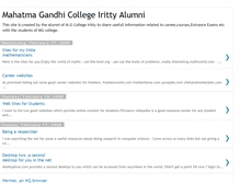 Tablet Screenshot of mgcollegealumni.blogspot.com