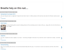 Tablet Screenshot of breatheholyonthisrust.blogspot.com