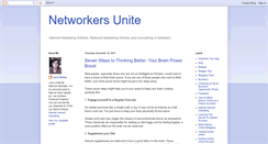 Desktop Screenshot of networkersunite.blogspot.com