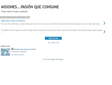 Tablet Screenshot of pasionqueconsume.blogspot.com