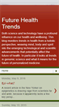 Mobile Screenshot of futurehealthtrends.blogspot.com