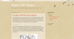 Desktop Screenshot of enjoythesauce.blogspot.com