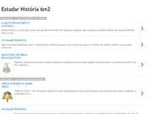 Tablet Screenshot of estudarhistoria6m2.blogspot.com