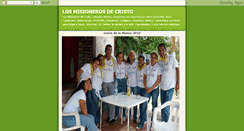 Desktop Screenshot of losmisionerosdecristo.blogspot.com