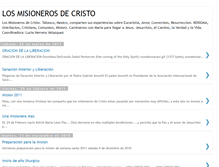 Tablet Screenshot of losmisionerosdecristo.blogspot.com