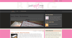 Desktop Screenshot of justinviteme.blogspot.com