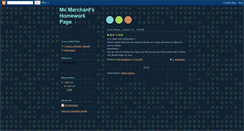 Desktop Screenshot of msmarchant.blogspot.com