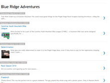 Tablet Screenshot of blueridgeadventures.blogspot.com