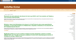 Desktop Screenshot of infomaritimo.blogspot.com
