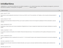 Tablet Screenshot of infomaritimo.blogspot.com