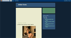 Desktop Screenshot of amberevan.blogspot.com