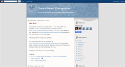 Desktop Screenshot of chantalbenoitphotographer.blogspot.com