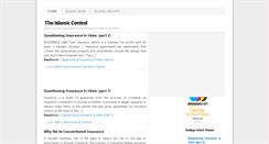 Desktop Screenshot of islamic-central.blogspot.com