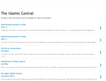 Tablet Screenshot of islamic-central.blogspot.com