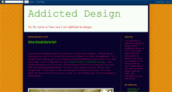 Desktop Screenshot of addicteddesign.blogspot.com