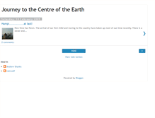 Tablet Screenshot of centreoftheearth.blogspot.com