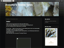 Tablet Screenshot of annettestextiletales.blogspot.com