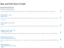 Tablet Screenshot of buysellstorecredit.blogspot.com