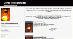 Desktop Screenshot of livrospsicografados.blogspot.com